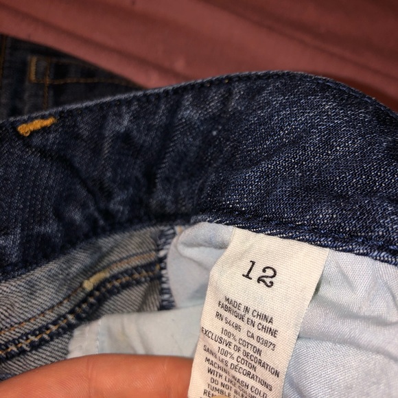 american eagle jean shorts size 12 - Picture 4 of 5